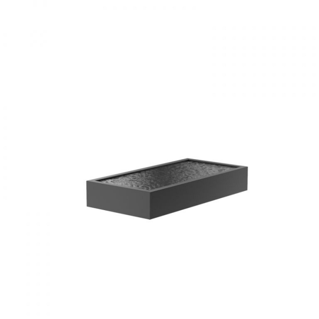 Aluminium vijver (LxBxH) 250x125x40 cm. (4 mm.) ~
