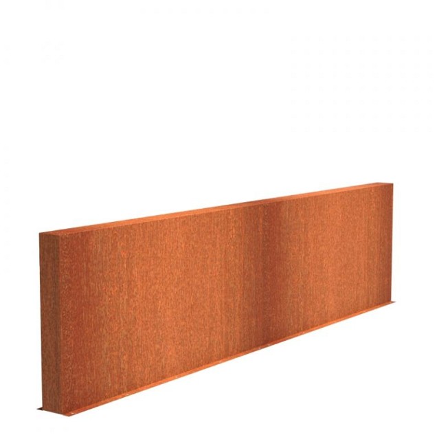 CorTen wand (BxDxH) 400x15x100 cm. (2 mm.) ~