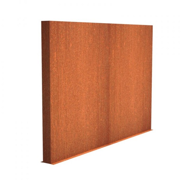 CorTen wand (BxDxH) 300x15x200 cm. (2 mm.) ~