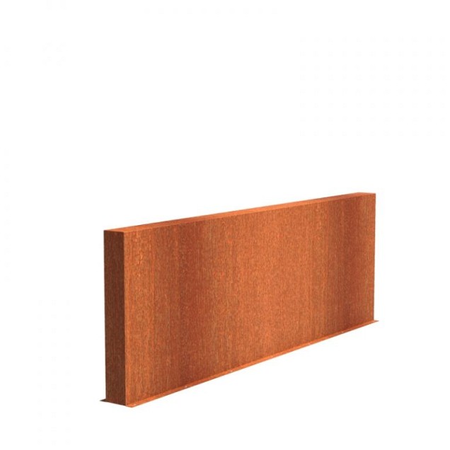 CorTen wand (BxDxH) 300x15x100 cm. (2 mm.) ~