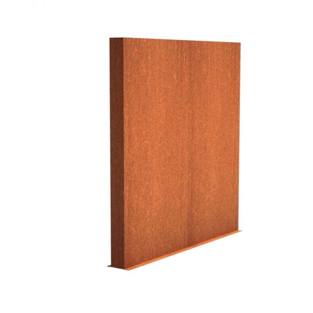 CorTen wand (BxDxH) 200x15x200 cm. (2 mm.) ~