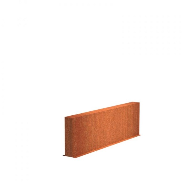 CorTen wand (BxDxH) 200x15x60 cm. (2 mm.) ~