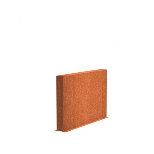 CorTen wand (BxDxH) 150x15x100 cm. (2 mm.) ~