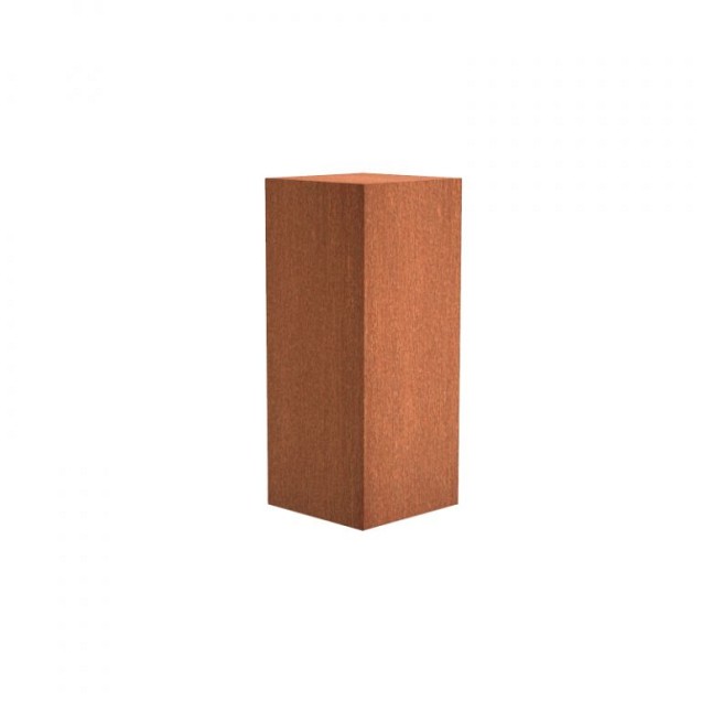 CorTen sokkel (LxBxH) 50x50x120 cm. (2 mm.) ~