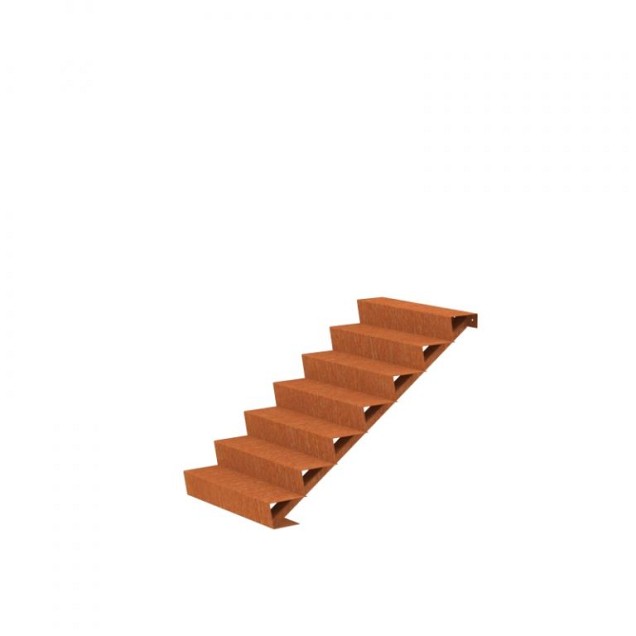 CorTen trap (BxDxH) 100x168x119 cm. (3 mm.) ~