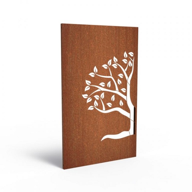 CorTen paneel figuur 8.1 (BxDxH) 110x5x180 cm. (2 mm.) ~