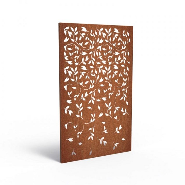 CorTen paneel natuur 11 (BxDxH) 110x5x180 cm. (2 mm.) ~