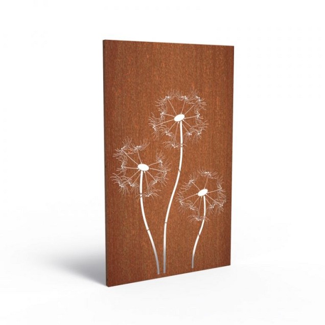 CorTen paneel natuur 5 (BxDxH) 110x5x180 cm. (2 mm.) ~