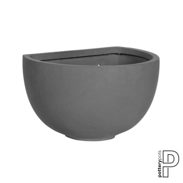 Pottery Pots plantenbak Peter Wally M, Grey  22x28.5x18 cm ~