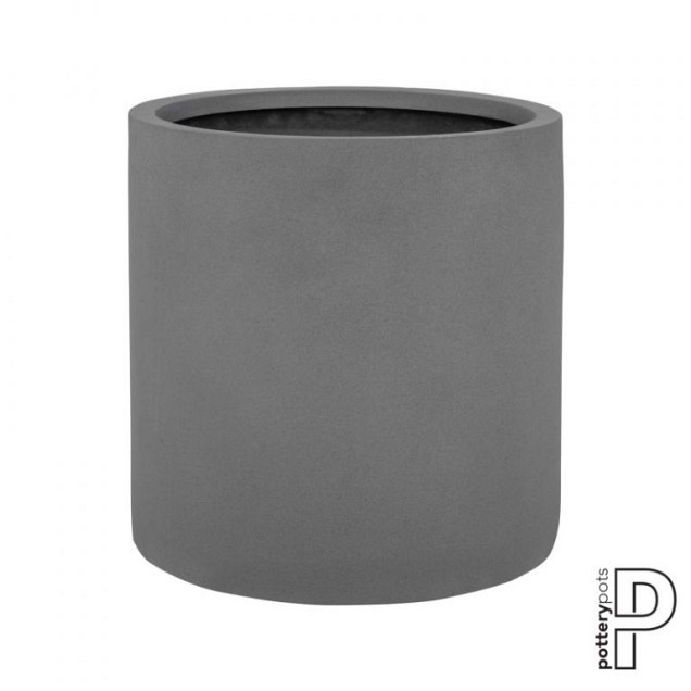 Pottery Pots plantenbak Puk L, Grey ø25x25 cm ~