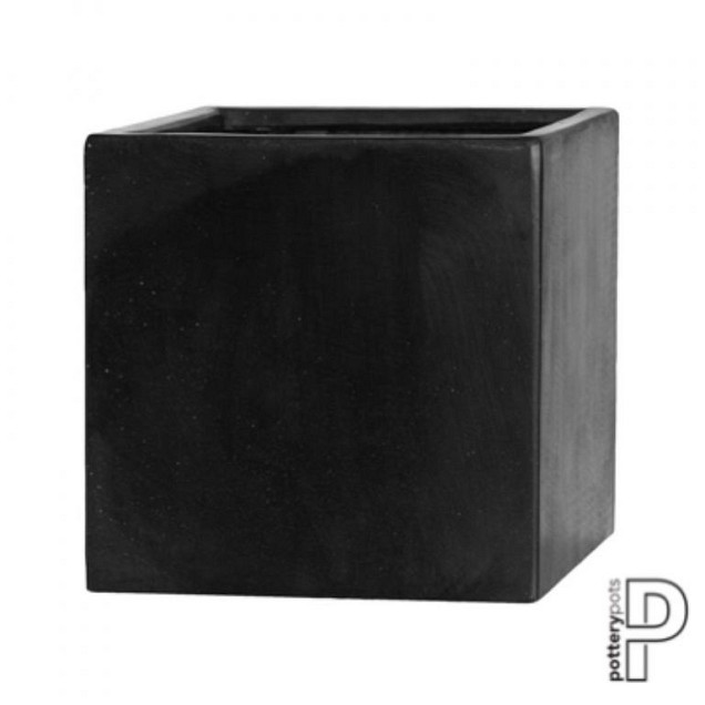 Pottery Pots plantenbak Fleur L Black hoogte: 25 diameter: 25~