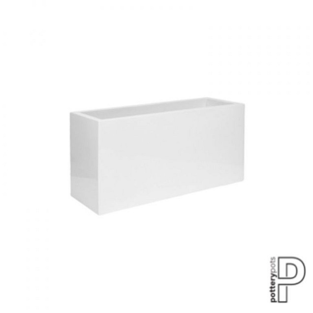 Pottery Pots plantenbak Jort rechthoek 80x40x29 Glossy White~