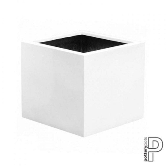 Pottery Pots plantenbak Jumbo XL Glossy White hoogte: 92 diameter: 110x110~