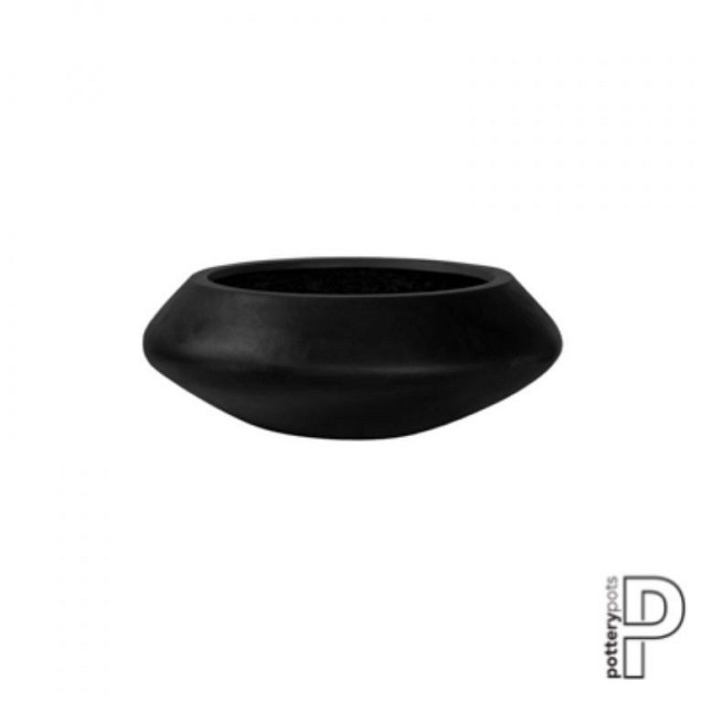 Pottery Pots plantenbak Tara L Black hoogte: 30 diameter: 80~