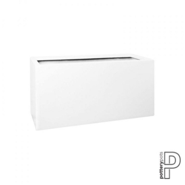 Pottery Pots plantenbak Jumbo Jort L Glossy White hoogte: 60 diameter: 120x45~