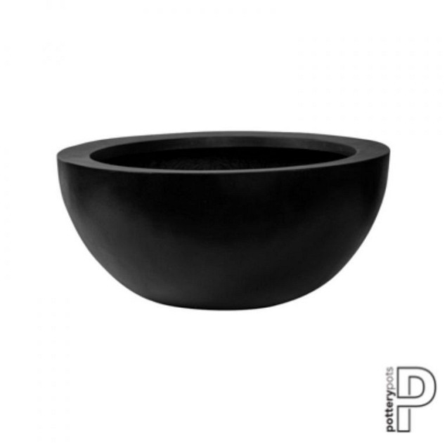 Pottery Pots plantenbak Vic Bowl L Black hoogte: 28 diameter: 60~