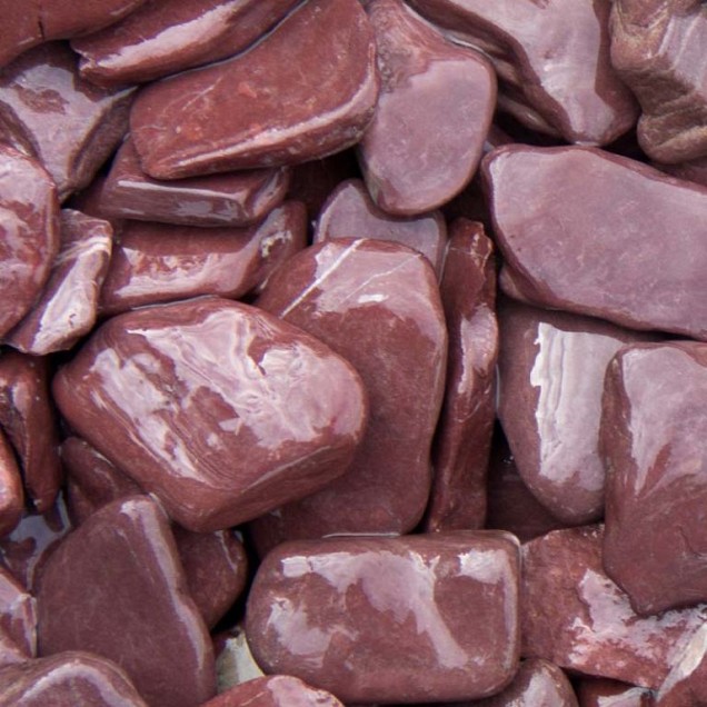 Flat pebbles paars 30-60 mm. - 0,7 m³ BigBag á 1000 kg. ~