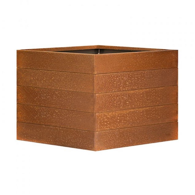 Modulaire bloembak Cortenstaal (lxbxh) 180x60x70 cm. ~