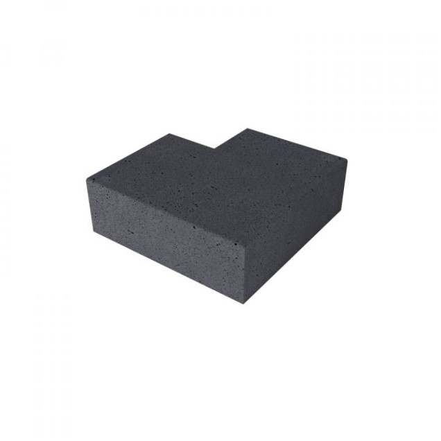 Schellevis Oudhollandse traptrede buiten hoekstuk antraciet (40x20 cm.) ~