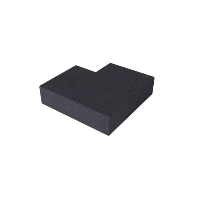 Schellevis Oudhollandse traptrede buiten hoekstuk carbon (37x15 cm.) ~