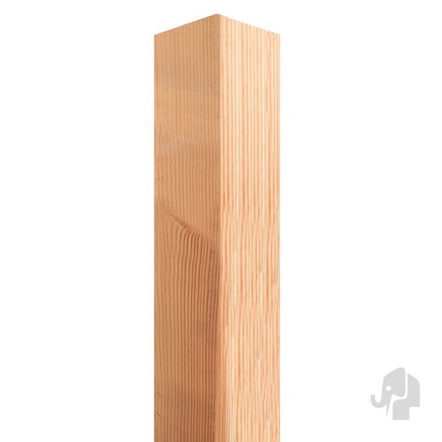 Douglas PEFC paal geschaafd zonder punt 90x90x3000mm glad bc ~