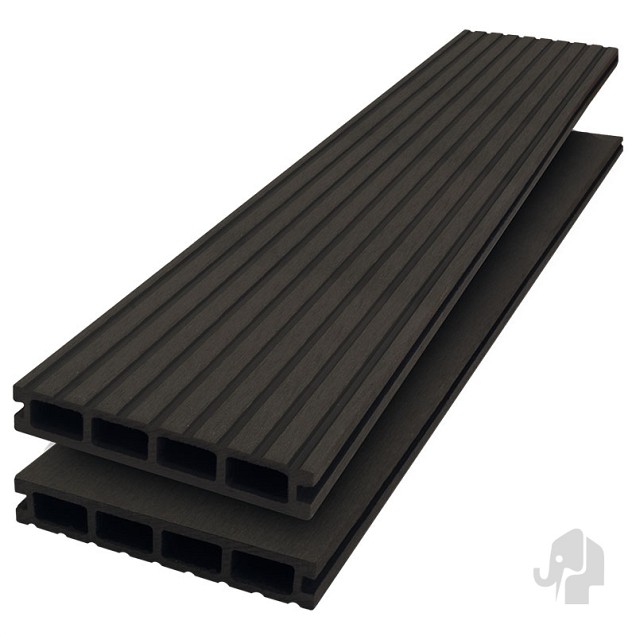DuoWood-Lava decking STD 25x146mm groef/glad bc 5000 mm ~