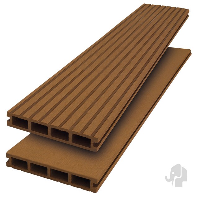 DuoWood-Havana FSC decking STD 25x146x3000mm groef/glad bc ~