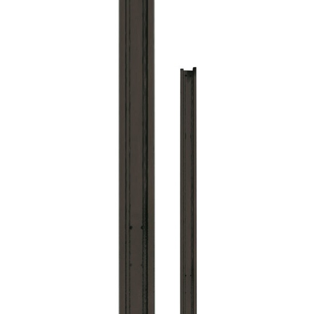 Aluminium deurstopper "Basic" 1800mm [antraciet gepoedercoat] bc ~