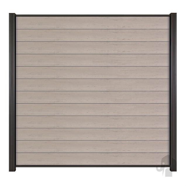 WPC-duo-grijs lamel "Mix&Match" 20x141x1800mm 2 stuks in krimpfolie bc ~