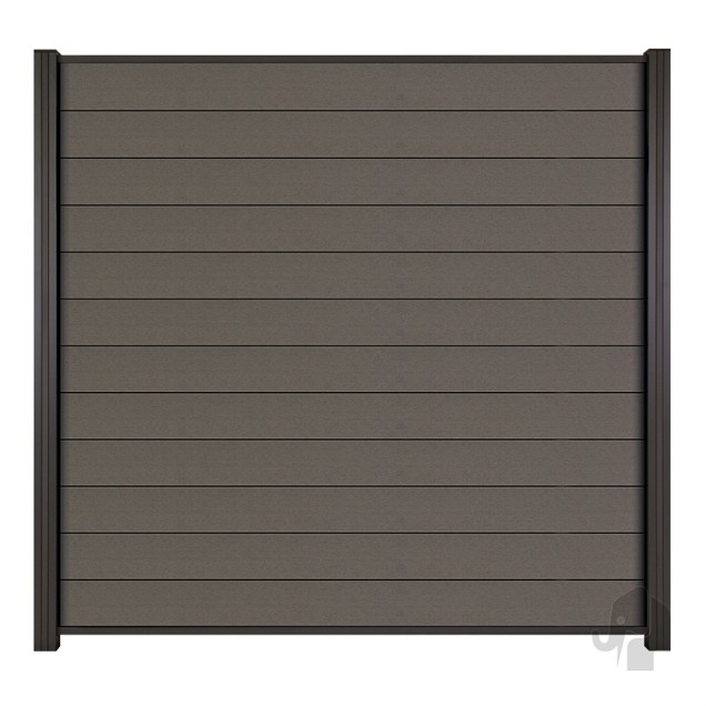 WPC Rock Grey Composiet schuttingdelen 2x14x180cm (per 2 st. verpakt/geprijsd!) ~