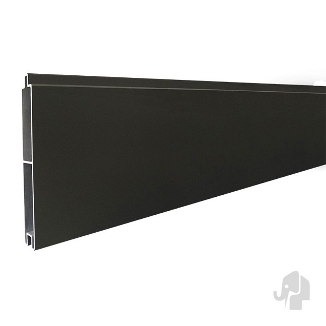 Aluminium lamel "Mix&Match" 20x141x1800mm [antraciet gepoedercoat] 2 stuks in krimpfolie bc ~