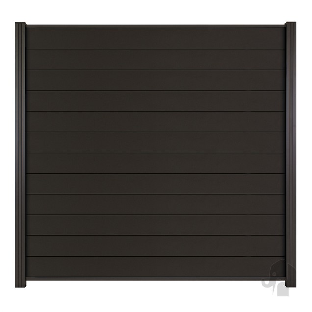 Aluminium lamel "Mix&Match" 20x141x1800mm [antraciet gepoedercoat] 2 stuks in krimpfolie bc ~