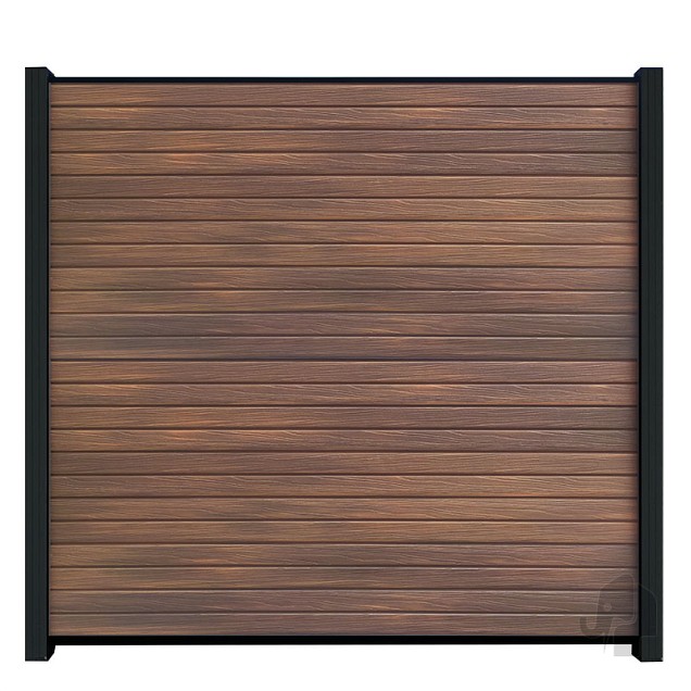 WPC-bruin FSC lamel "Modular-Rhombus Ipé 20x141x1800mm 6st/set in krimpfolie bc ~