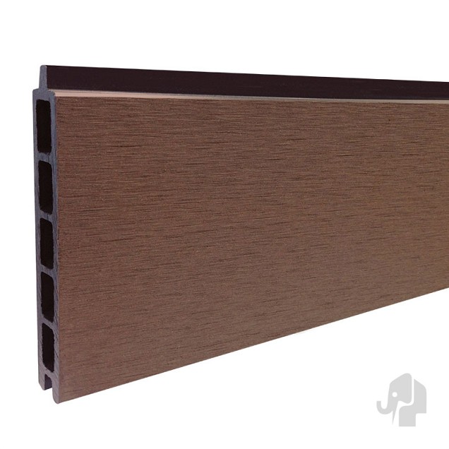 WPC-donkerbruin FSC lamel "Mix&Match 20x141x1800mm 2st/set in krimpfolie bc ~