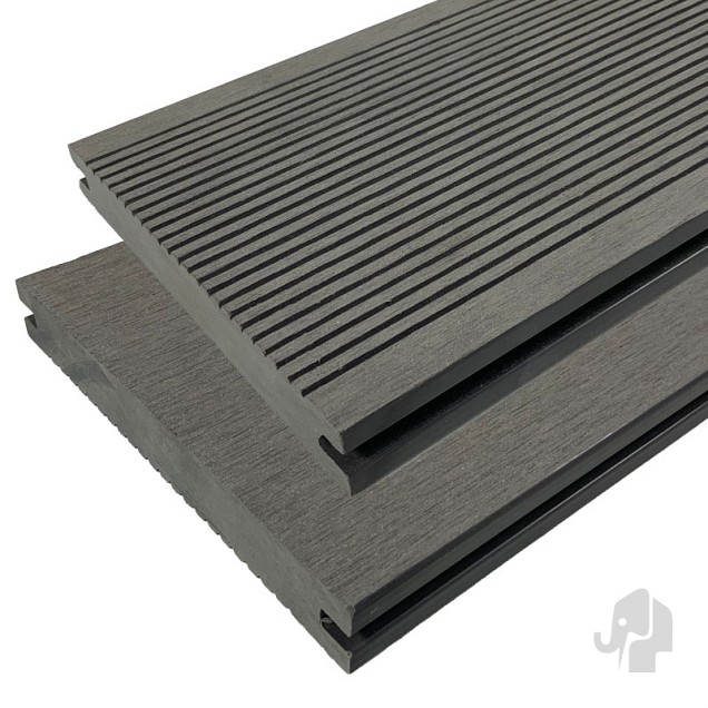 WPC-grijs FSC decking clip 19x140x4000 mm~