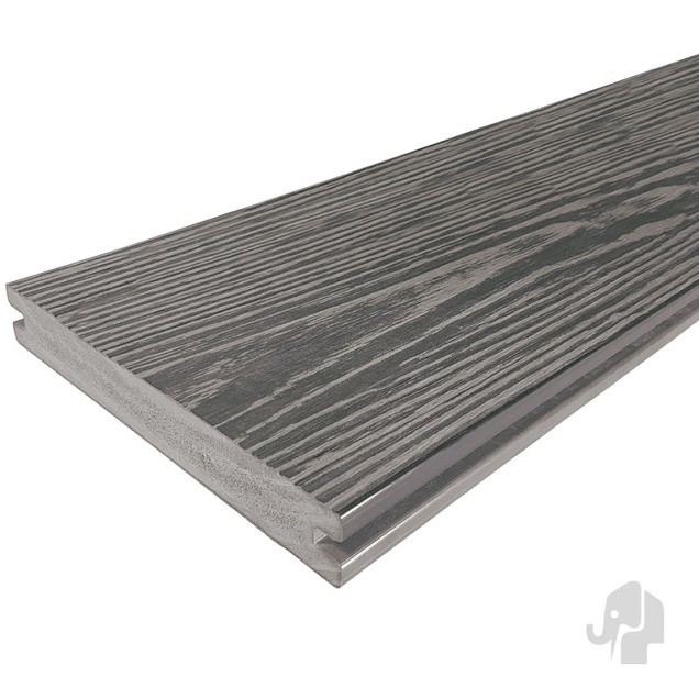 Eva-Last Driftwood Grey FSC Apex decking clip 24x190x5000mm houtnerf bc ~