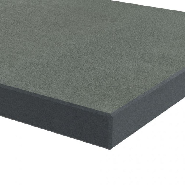 Indisch Basalt  180x100x3 gevlamd/geborsteld Absolute Black OP=OP