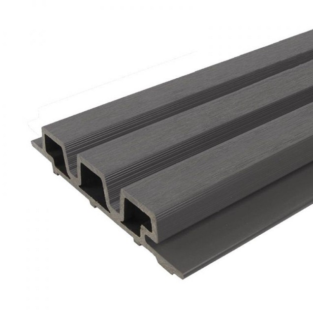 WPC WEO35 Cladding Dark Grey 3,3x17x290 cm. D Klasse (wb 14 cm.) ~