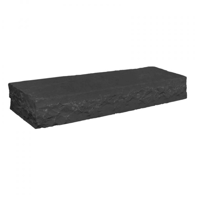 Vietnamese basalt traptrede breukruw gekloofd 100x35x15 cm. ~