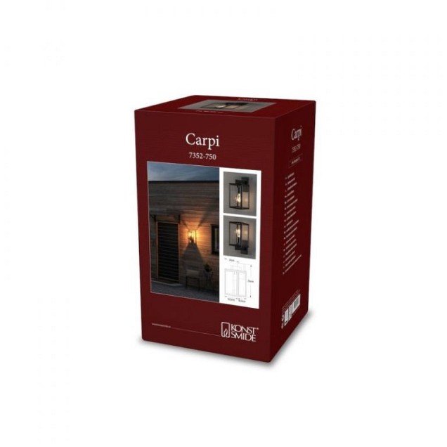 Konstsmide Carpi wandlamp E27 up/down ~