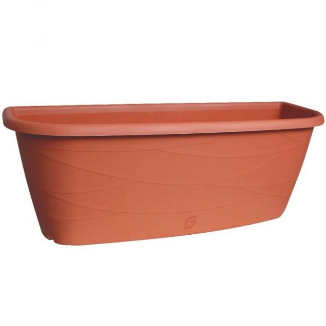 Bloembak MAYA 50 cm terracotta * ~