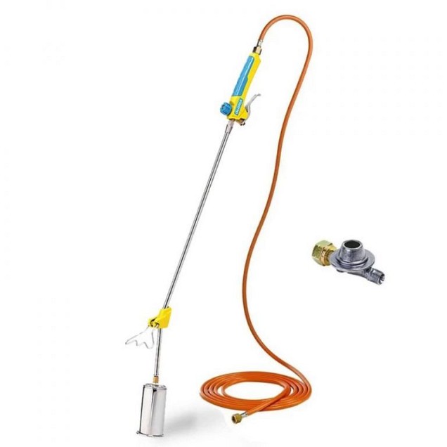 Gloria onkruidbrander Pro incl. slang en drukregelaar ~