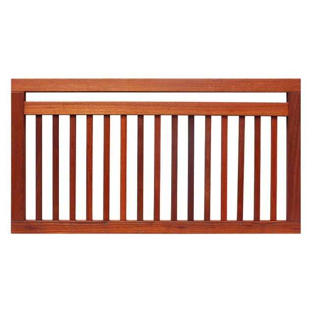 Bangkirai tuinhek "Industrieel" 15L 12mm 32x1500x800mm glad [blank geolied] ~