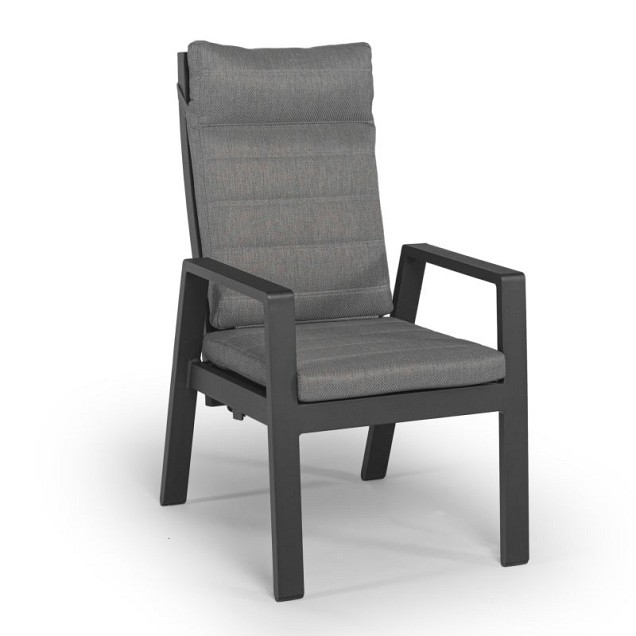 Queens Dining Chair Charcoal ~