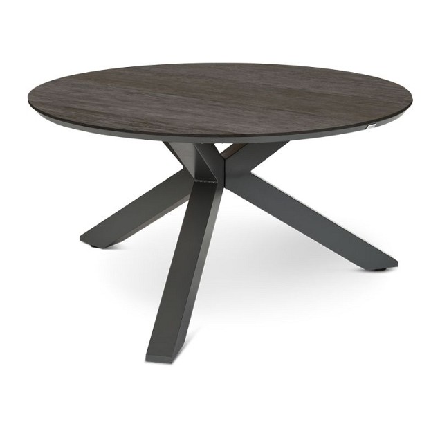 Orbital Dining Table 120 Ø cm Trespa Charcoal ~
