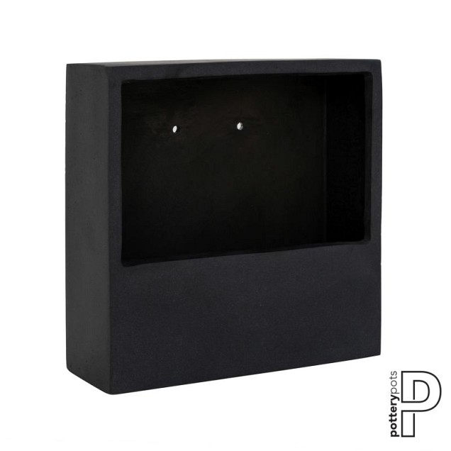 Pottery Pots plantenbak Jack wally XS Black (lxbxh) 30x30x9 cm. ~