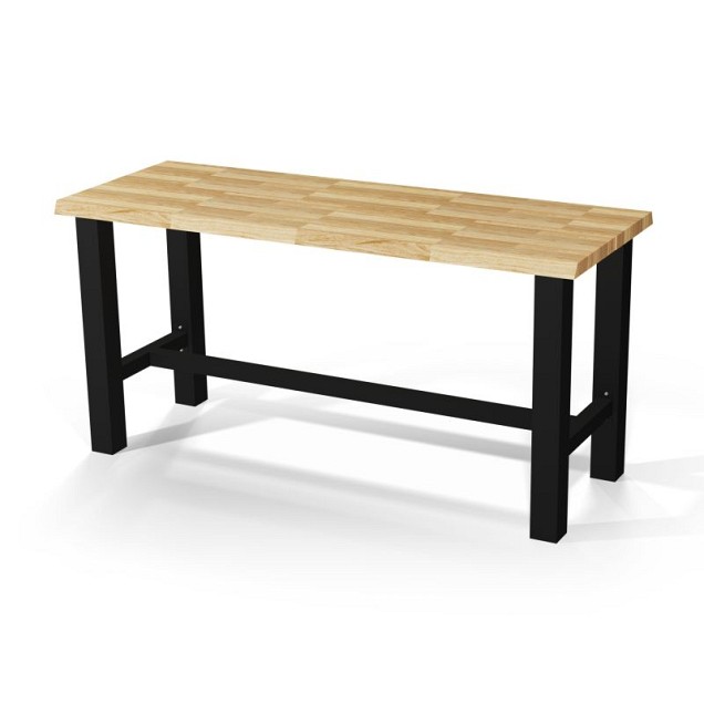 Bar Tafel  Bar Tafel Solid Teak (FSC) Charcoal / Teak  (210x80x105 cm) ~