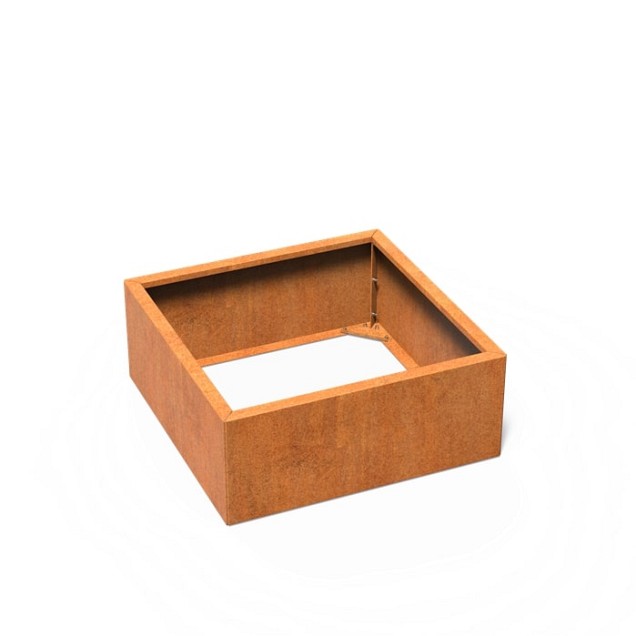 CorTen zelfbouw plantenbak