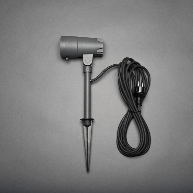 Konstsmide Andria PowerLED 230V richtspot 27cm hoog, 8W warmwit, 18°-60° traploos instelbare stralingshoek, 150° richtbaarl~