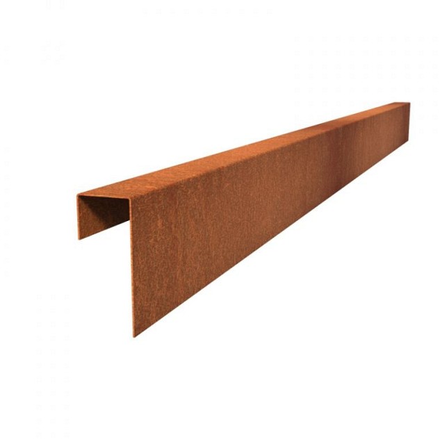 Opsluitband afdekker CorTen 200x6x6,5/20 cm. (uitlopend 2026) ~